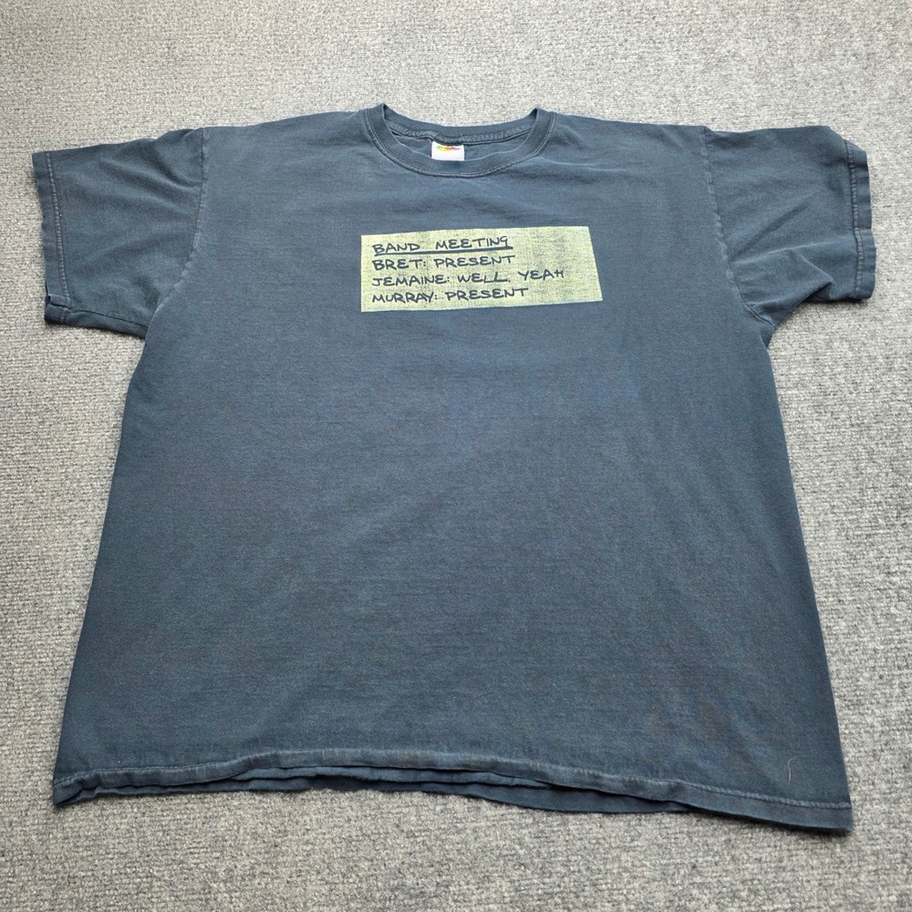 Flight Of The Conchords Band Meeting T-Shirt Mens XL HBO Comedy Promo Vintage - Picture 2 of 5
